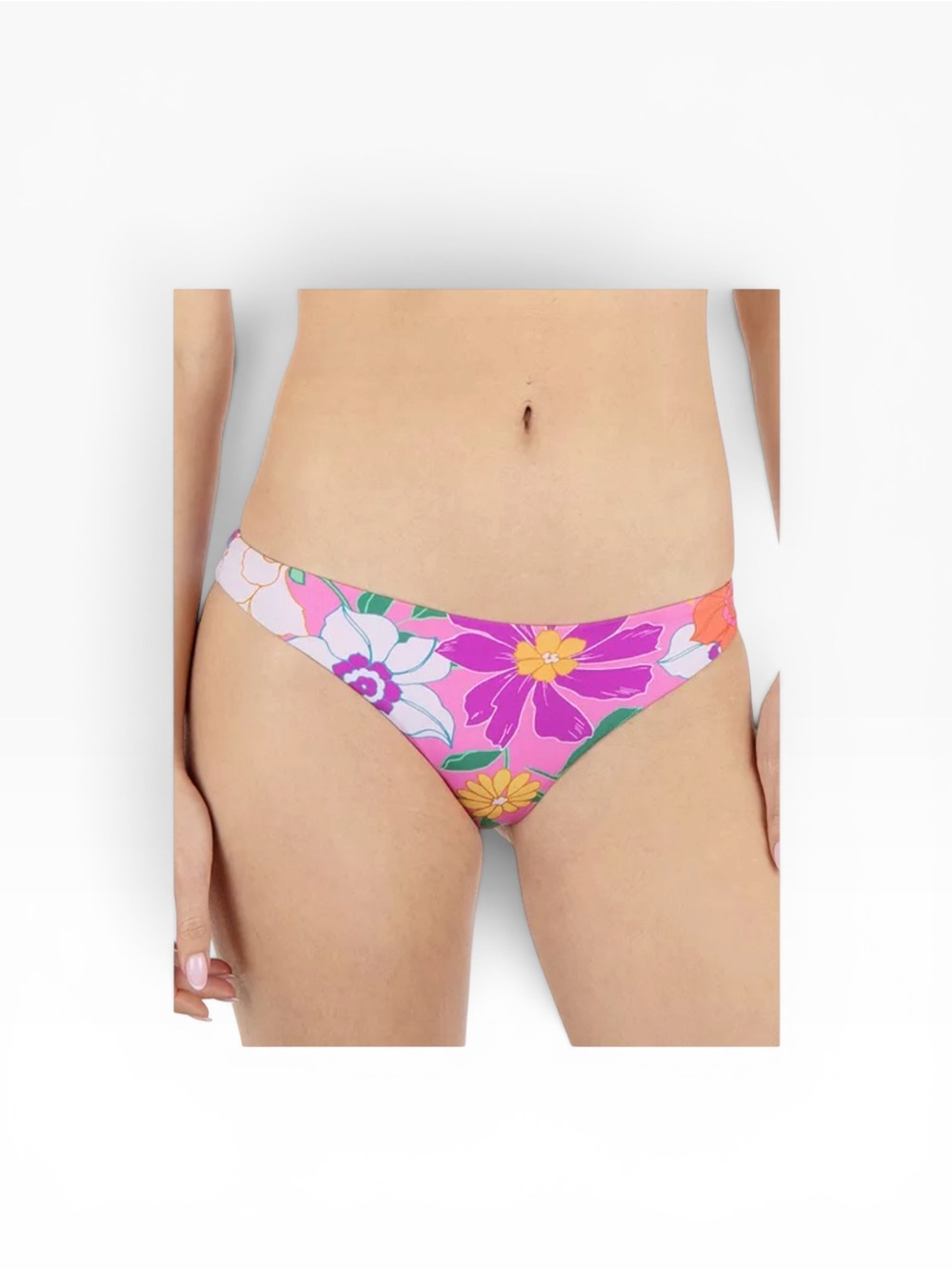 Hurley Bikini Bottoms NWT | Reversible Daisy Delight Tropical Swim Bottom Medium
